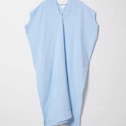 Port Northampton WOMAN Atelier Delphine Crescent Dress Long - Ballad Blue