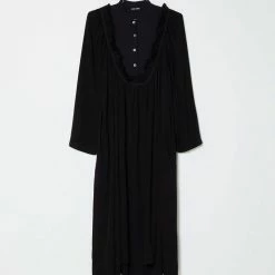 Port Northampton Atelier Delphine Fanny Dress - Black WOMAN