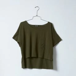 Port Northampton WOMAN Atelier Delphine Paige Tee- Hunter Green