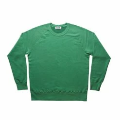 Port Northampton MAN Velva Sheen Crewneck Freedom Sweat - Basil