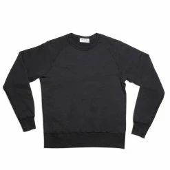 Port Northampton MAN Velva Sheen Crewneck Freedom Sweat - Black