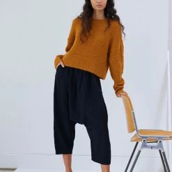 Port Northampton Atelier Delphine Kiko Pant - Black