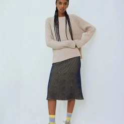 Port Northampton Atelier Delphine Kaia Skirt - Yellow X Blue