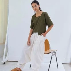 Port Northampton WOMAN Atelier Delphine Block Top - Baked Coral