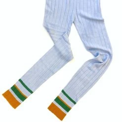 Port Northampton WOMAN Atelier Delphine Ribbed Legging - Blue Mango