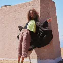 Port Northampton Atelier Delphine Raina Pant - 5 Layer Gauze - Baked Coral WOMAN