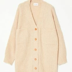 Port Northampton WOMAN Atelier Delphine Amelia Cardigan Long - Grain