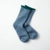 Port Northampton MAN Rototo Double Face Cozy Sleeping Socks - Light Blue / Green