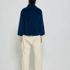 Port Northampton Atelier Delphine Tova Jacket - Majolica Blue Corduroy
