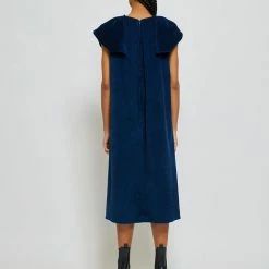 Port Northampton Atelier Delphine Cacie Corduroy Dress WOMAN