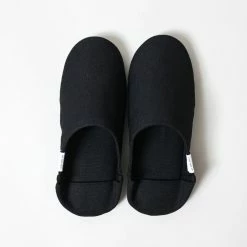 Port Northampton Shoes ABE Canvas Home Shoe - Black