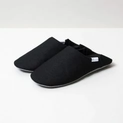 Port Northampton Shoes ABE Canvas Home Shoe - Black