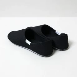 Port Northampton Shoes ABE Canvas Home Shoe - Black