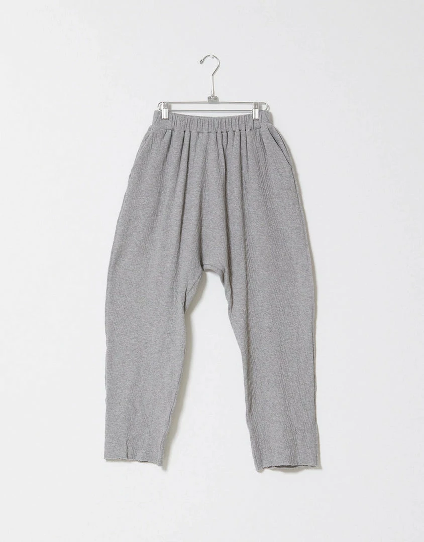 Port Northampton Atelier Delphine Double Layer Kiri Pant - Mid Grey
