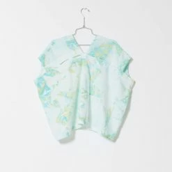 Port Northampton Atelier Delphine Celeste Top - Jade Marble WOMAN