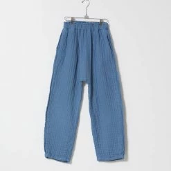 Port Northampton Atelier Delphine 5-Layer Gauze Kiri Pant - Washed Denim