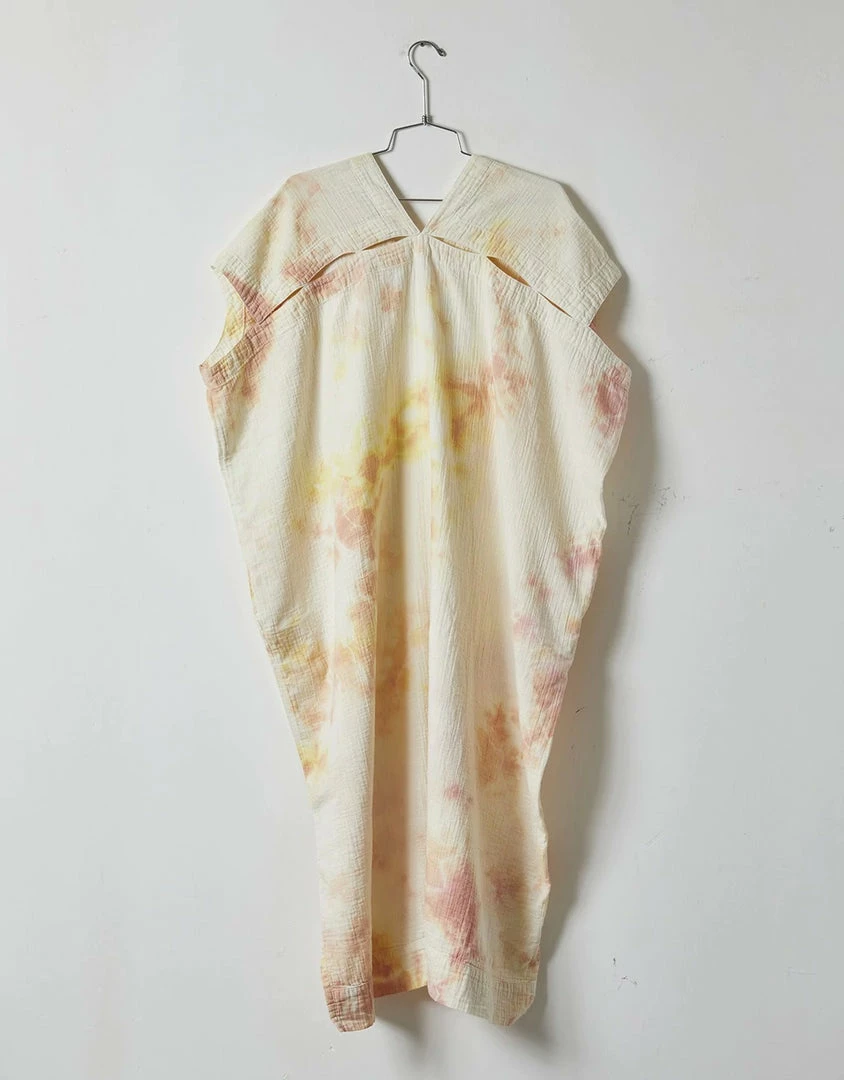 Port Northampton WOMAN Atelier Delphine Crescent Dress - Citrus Tie Dye