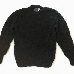 Port Northampton Chamula Double Rice Grain Pullover - Black