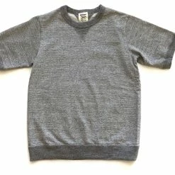 Port Northampton Jackman Dotsume High Density Rib Tee Shirt - Heather Gray