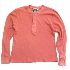 Port Northampton Jungmaven Thermal Henley - Salmon