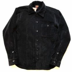 Port Northampton Dickies 1922 USA Made Corduroy Shirt - Black