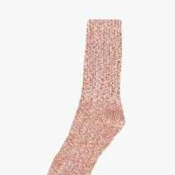 Port Northampton Red Wing Cotton Ragg Socks - Red/white