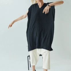 Port Northampton Atelier Delphine Crescent Dress Long - Majorelle Blue WOMAN