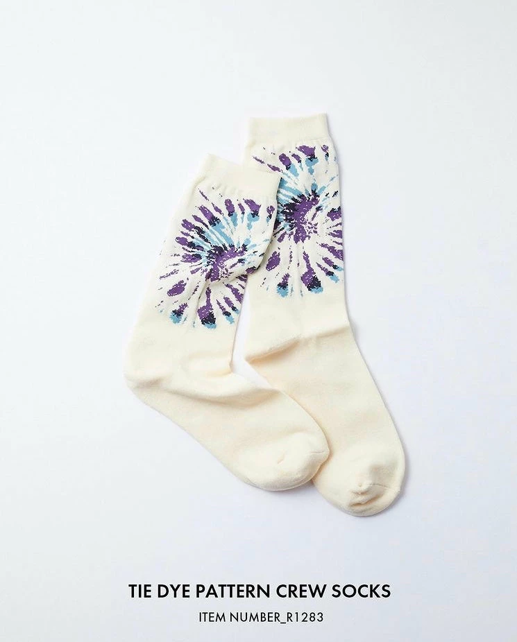 Best Pirce π― Port Northampton Rototo Tie Dye Pattern Crew Sock β 1 Port Northampton Rototo Tie Dye Pattern Crew Sock