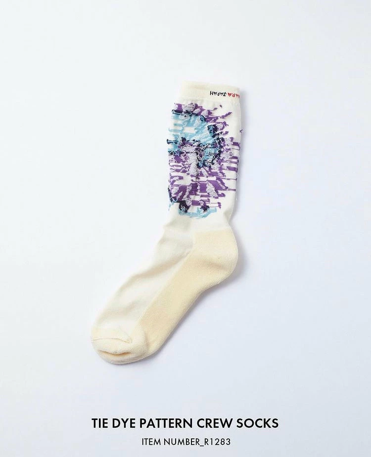 Best Pirce π― Port Northampton Rototo Tie Dye Pattern Crew Sock β 3 Port Northampton Rototo Tie Dye Pattern Crew Sock