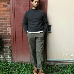 Port Northampton Jackman Waffle Midneck - Ink Black