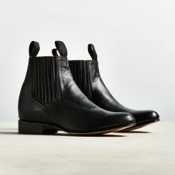 Port Northampton Women's Chamula Botin Charro - Negro