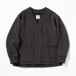 Port Northampton Jackman GG Sweat Zip Cardigan - Ink Black