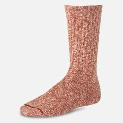 Port Northampton Red Wing Cotton Ragg Socks - Red/white