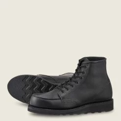 Port Northampton Women's Red Wing Classic 6" Moc - Black/Black