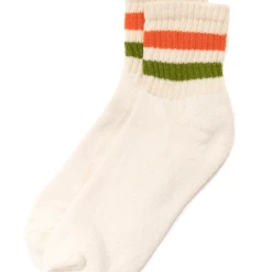 Port Northampton American Trench Retro Stripe Quarter Crew Socks