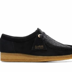 Port Northampton WOMAN Women's Clarks Wallabee - Black Raffia