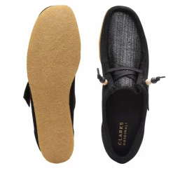 Port Northampton WOMAN Women's Clarks Wallabee - Black Raffia