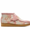 Port Northampton Women's Clarks Wallabee Boot - Pink Floral WOMAN