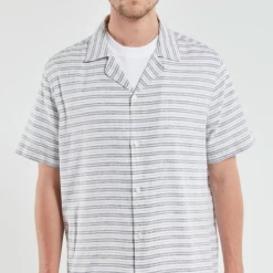 Port Northampton Armor Lux Heritage Striped Shirt - Cotton/linen