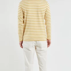 Port Northampton Men's Armor Lux Breton Stripe Shirt - Beehive/nature