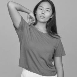 Port Northampton Jungmaven Women's Ojai Tee - Canvas WOMAN