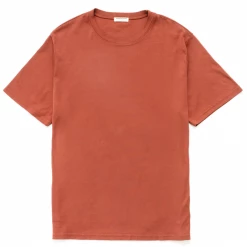 Port Northampton MAN Interlock Supima Cotton Tee - Sienna Red