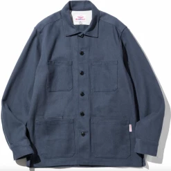 Port Northampton Battenwear 5-Pocket Canyon Shirt - Brushed Navy MAN