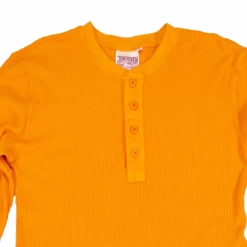 Port Northampton Jungmaven Thermal Henley - Mango Mojito