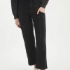 Port Northampton Rita Row Black Elastic Jeans WOMAN