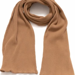 Port Northampton Cotton Thermal Scarf - Camel