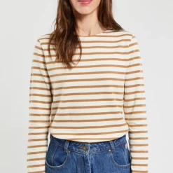 Port Northampton Women's Armor Lux Mariniere Heritage - Nature / Butternut