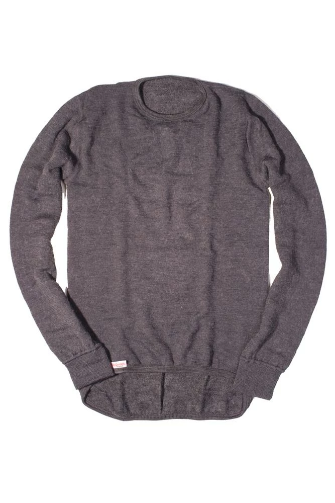 Outlet ⭐ Port Northampton Woolpower 200g Crewneck - Grey MAN ❤️ 1 Port Northampton Woolpower 200g Crewneck - Grey MAN