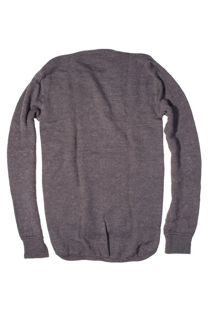 Outlet ⭐ Port Northampton Woolpower 200g Crewneck - Grey MAN ❤️ 2 Port Northampton Woolpower 200g Crewneck - Grey MAN