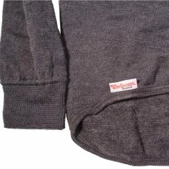 Outlet ⭐ Port Northampton Woolpower 200g Crewneck - Grey MAN ❤️ 5 Port Northampton Woolpower 200g Crewneck - Grey MAN